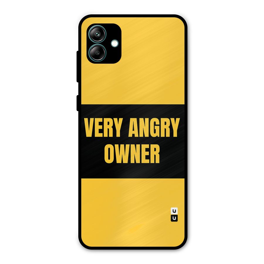 Angry Owner Metal Back Case for Galaxy A04