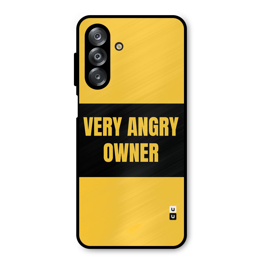Angry Owner Metal Back Case for Galaxy A26