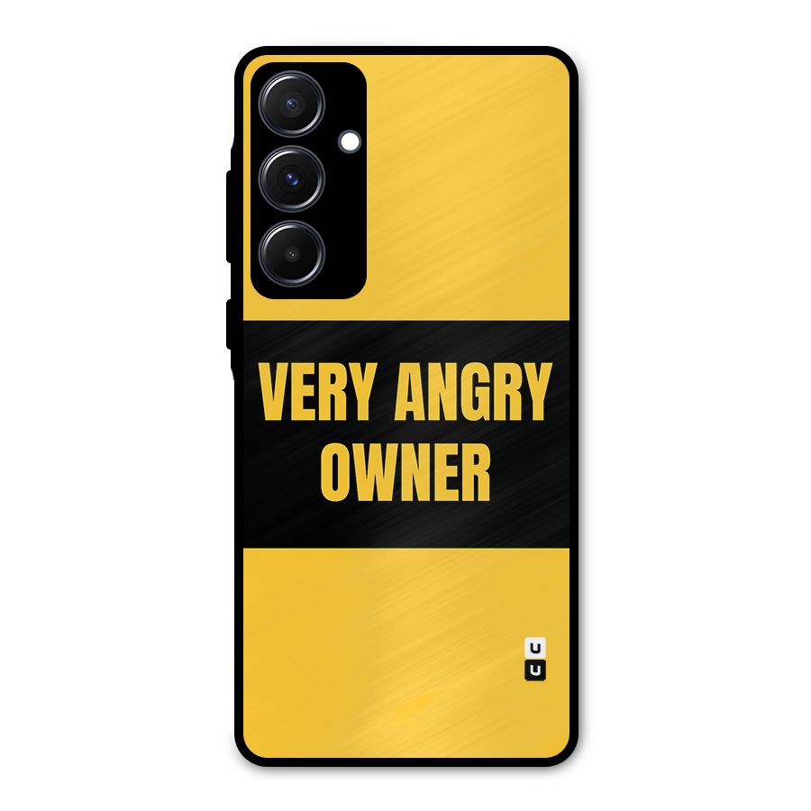 Angry Owner Metal Back Case for Galaxy A55