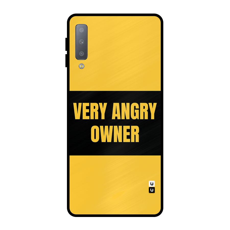 Angry Owner Metal Back Case for Galaxy A7 (2018)