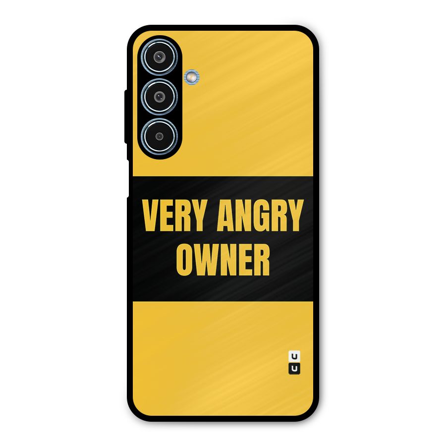 Angry Owner Metal Back Case for Galaxy M35