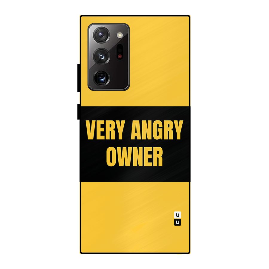 Angry Owner Metal Back Case for Galaxy Note 20 Ultra