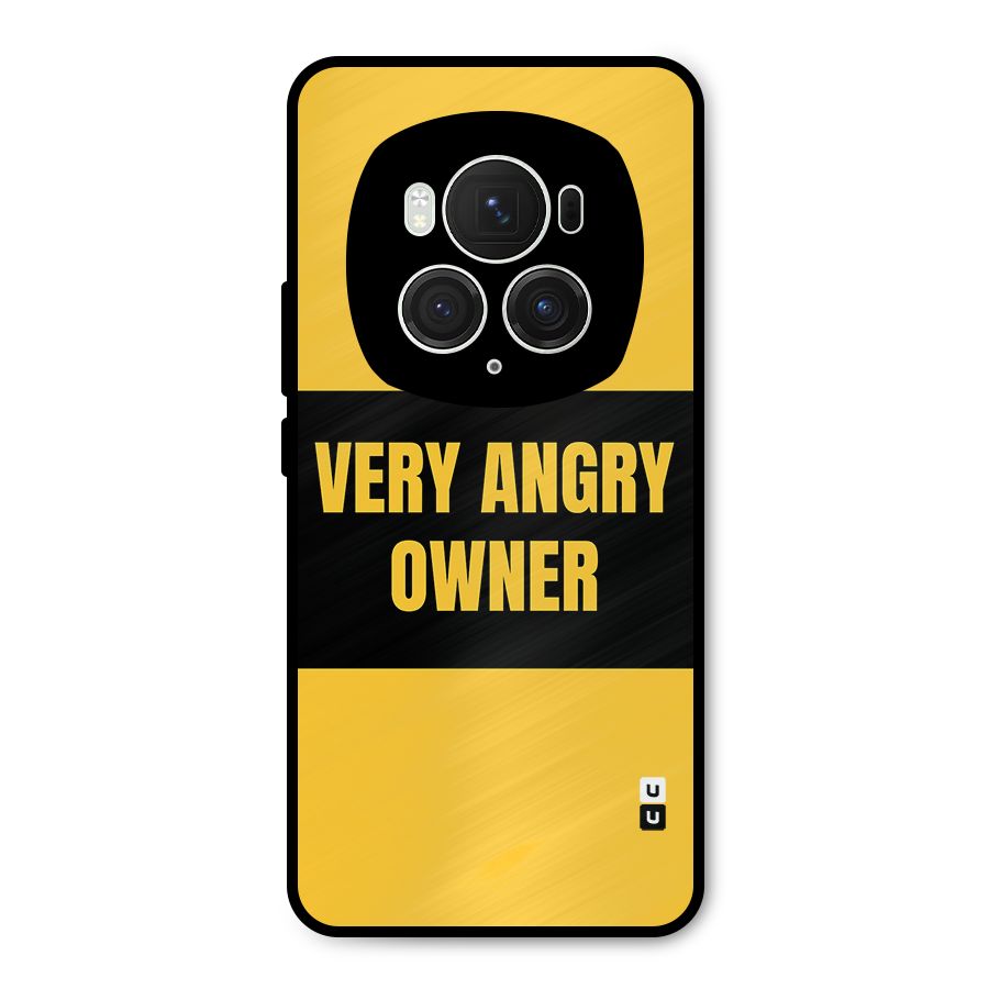 Angry Owner Metal Back Case for Honor Magic6 Pro