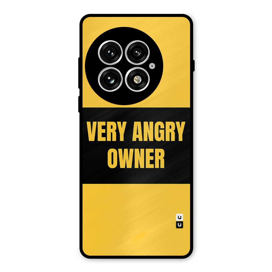 Angry Owner Metal Back Case for OnePlus 13