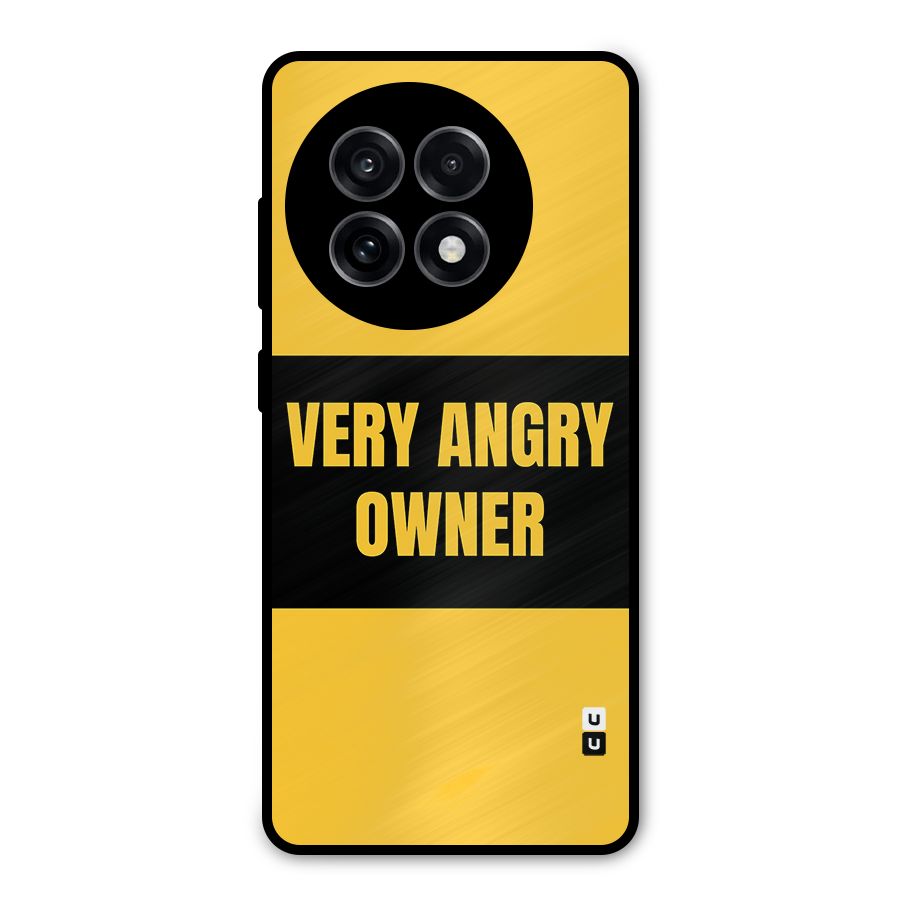 Angry Owner Metal Back Case for OnePlus 13R