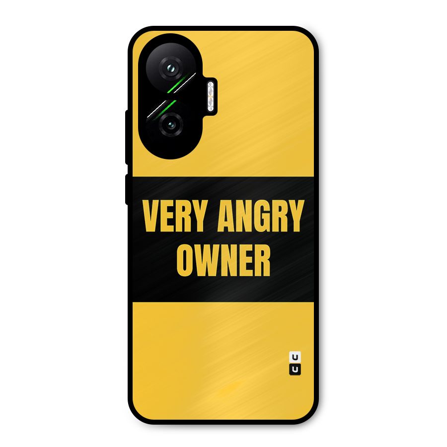 Angry Owner Metal Back Case for Poco F7