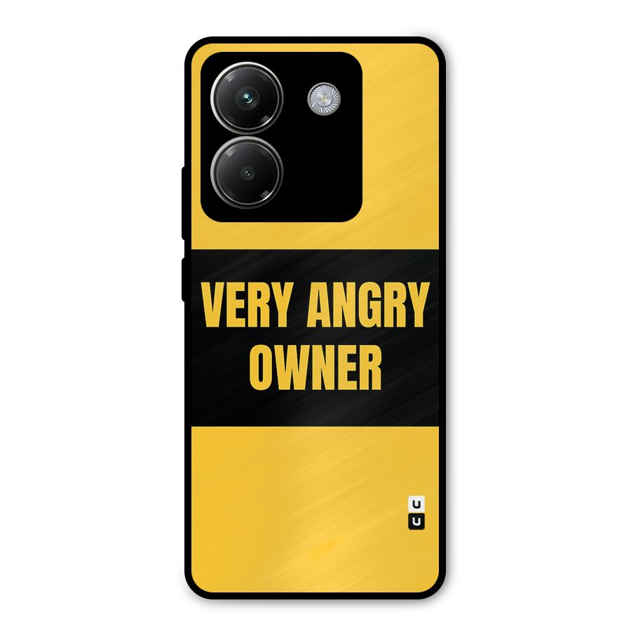 Angry Owner Metal Back Case for Poco M7 Pro 5G