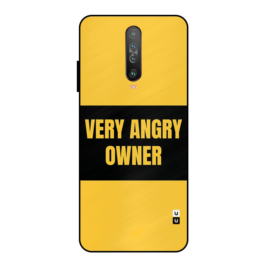 Angry Owner Metal Back Case for Poco X2
