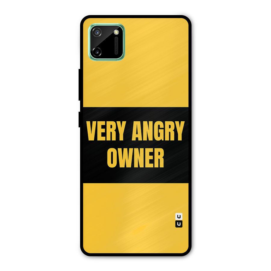 Angry Owner Metal Back Case for Realme C11