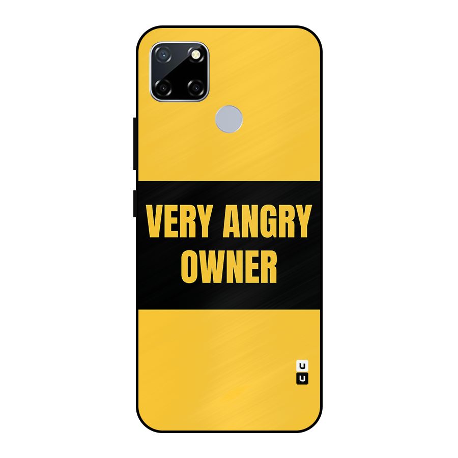 Angry Owner Metal Back Case for Realme Narzo 20