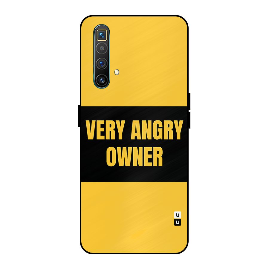 Angry Owner Metal Back Case for Realme X3
