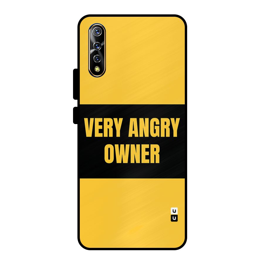 Angry Owner Metal Back Case for Vivo S1