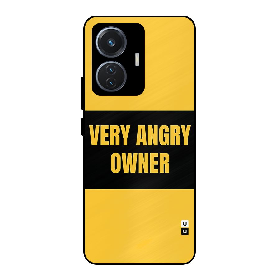 Angry Owner Metal Back Case for Vivo T1 44W