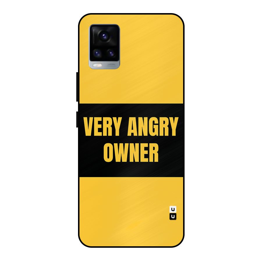 Angry Owner Metal Back Case for Vivo V20