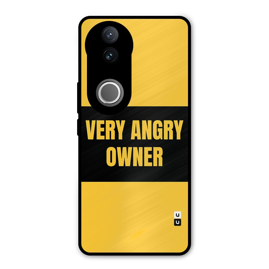 Angry Owner Metal Back Case for Vivo V50