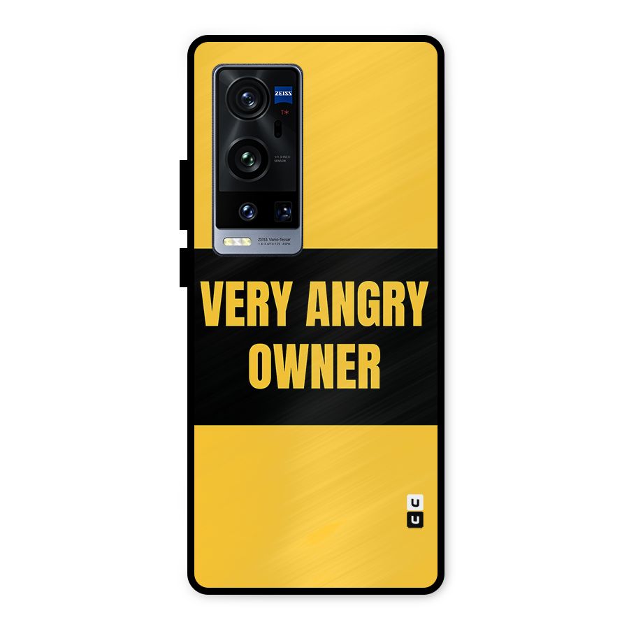 Angry Owner Metal Back Case for Vivo X60 Pro Plus