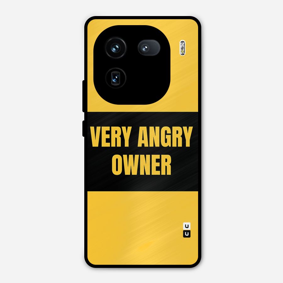 Angry Owner Metal Back Case for iQOO 12
