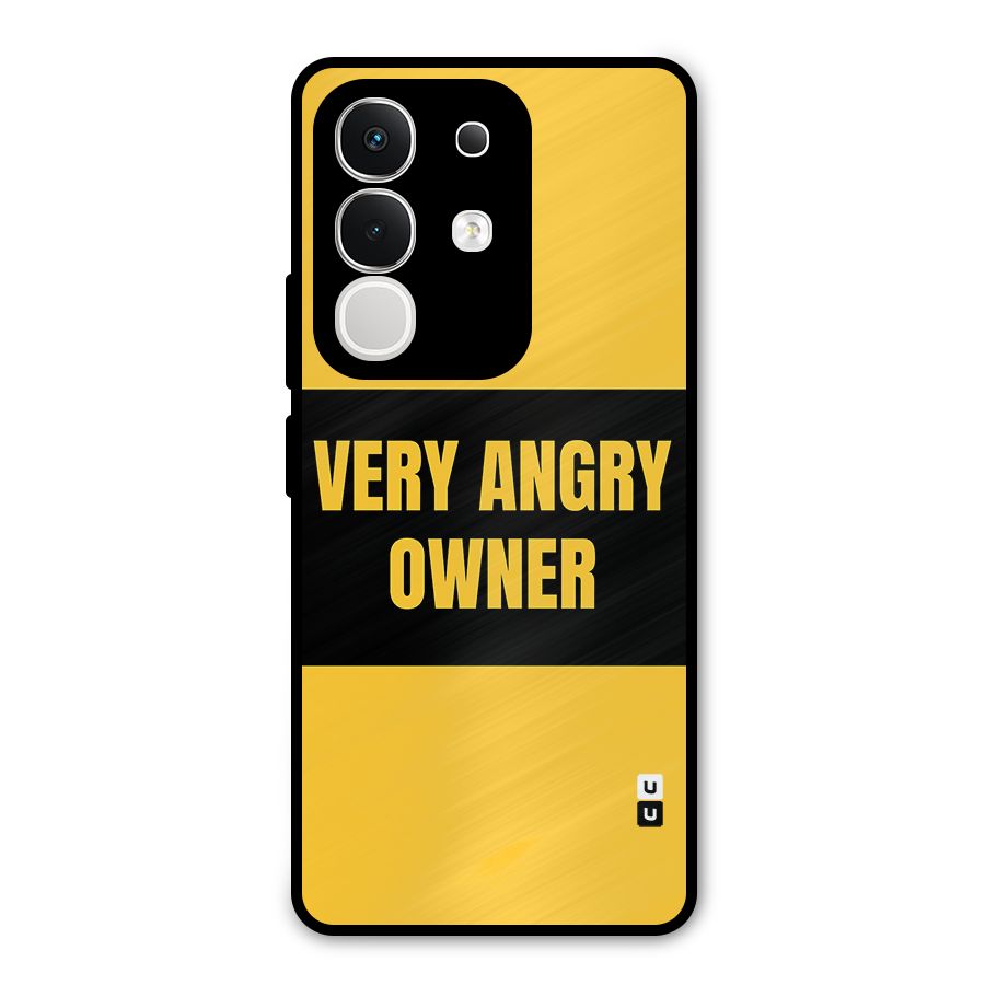 Angry Owner Metal Back Case for iQOO Z10x
