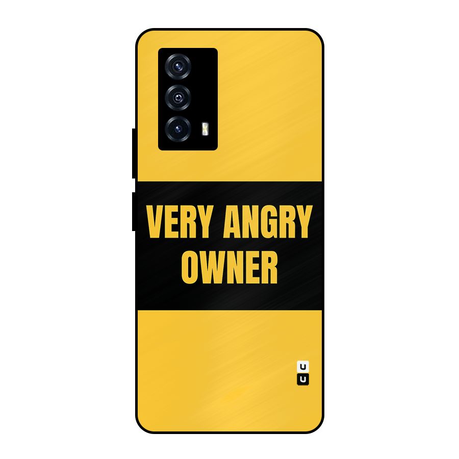 Angry Owner Metal Back Case for iQOO Z5