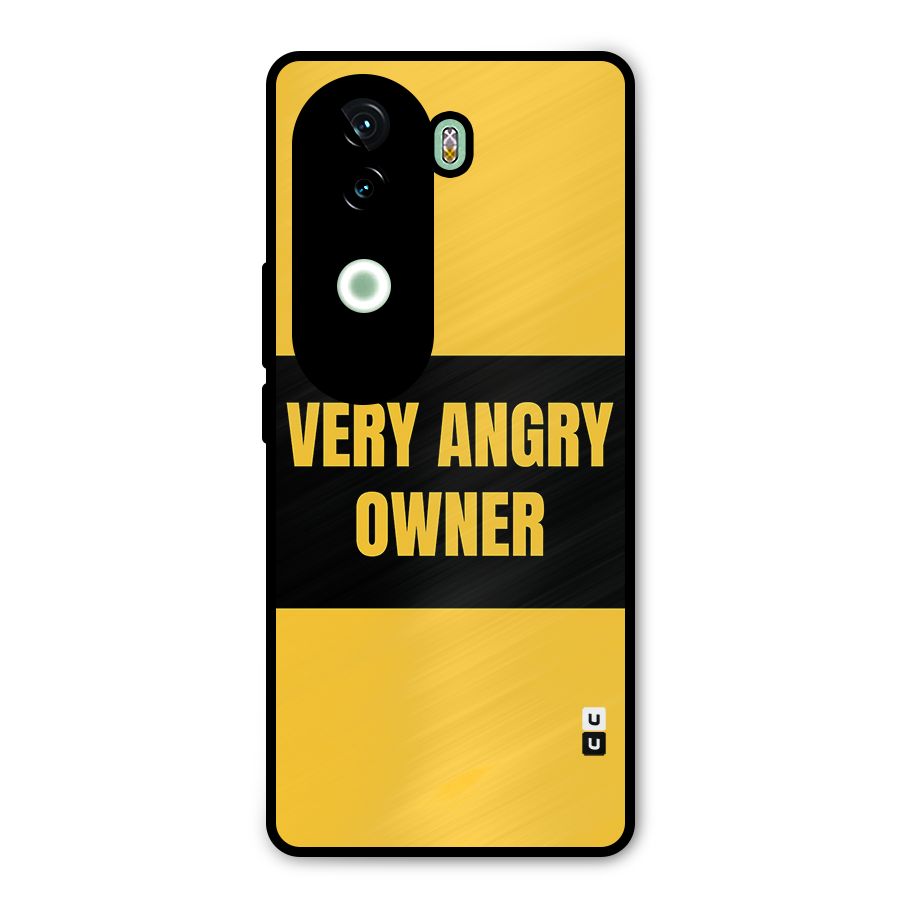 Angry Owner Metal Back Case for iQOO Z9s