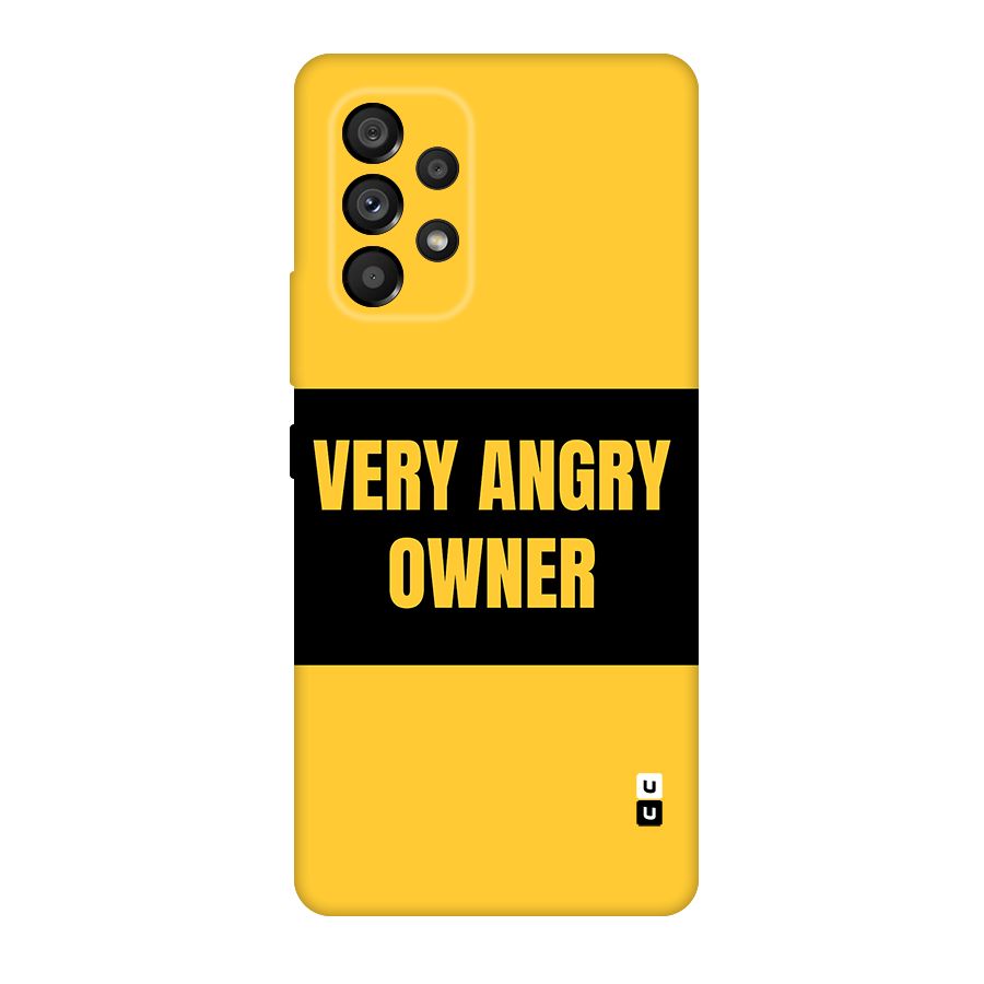 Angry Owner Original Polycarbonate Back Case for Galaxy A53 5G