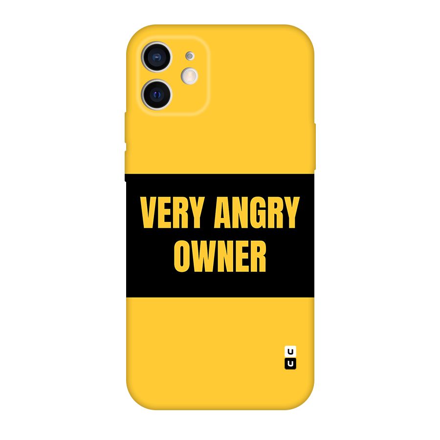 Angry Owner Original Polycarbonate Back Case for iPhone 12