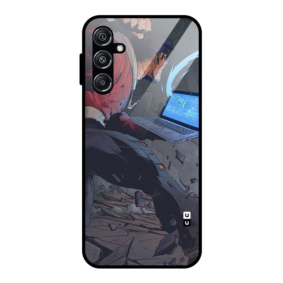 Angry Programmer Glass Back Case for Galaxy M34 5G