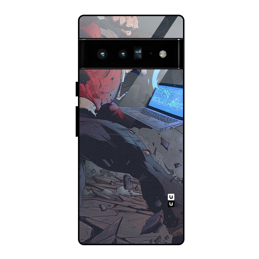 Angry Programmer Glass Back Case for Google Pixel 6 Pro