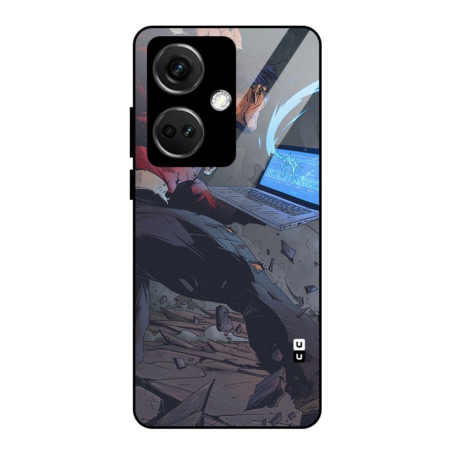 Angry Programmer Glass Back Case for OnePlus Nord CE 3 5G