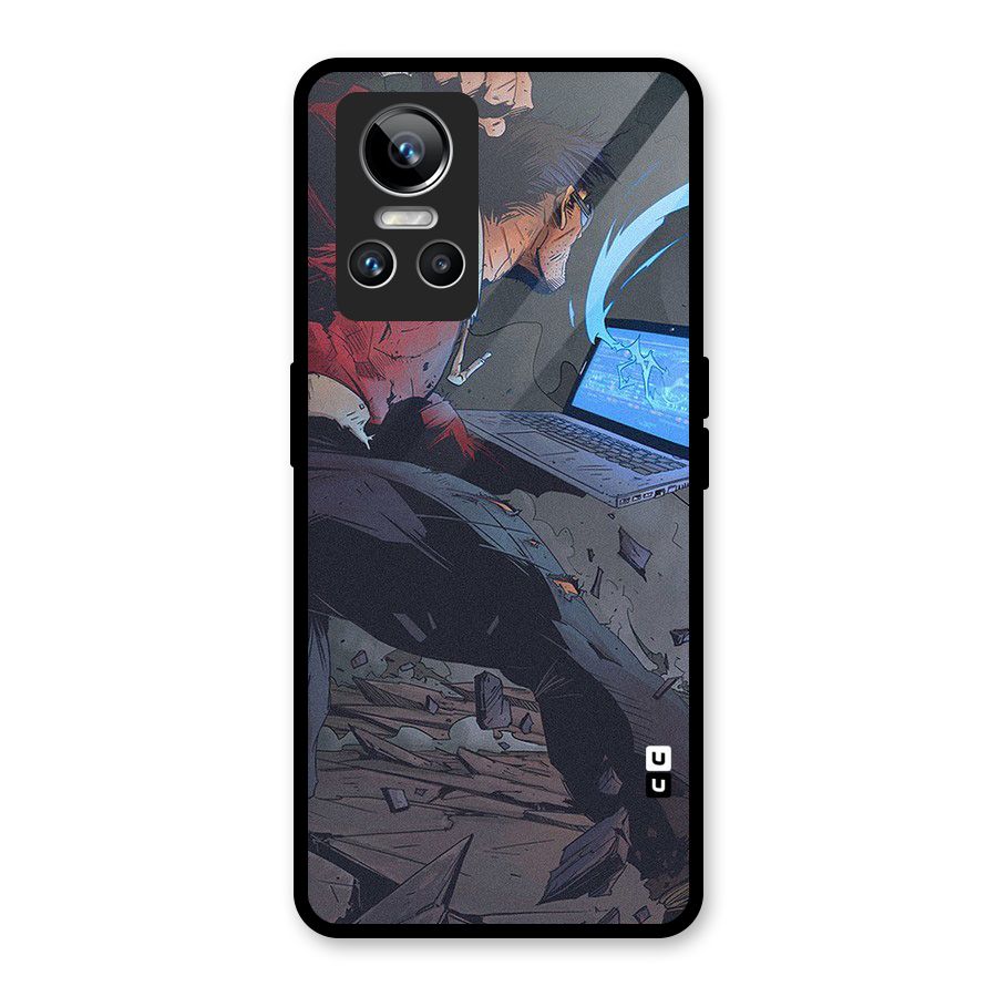 Angry Programmer Glass Back Case for Realme GT Neo 3