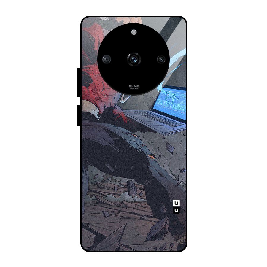 Angry Programmer Glass Back Case for Realme Narzo 60 5G
