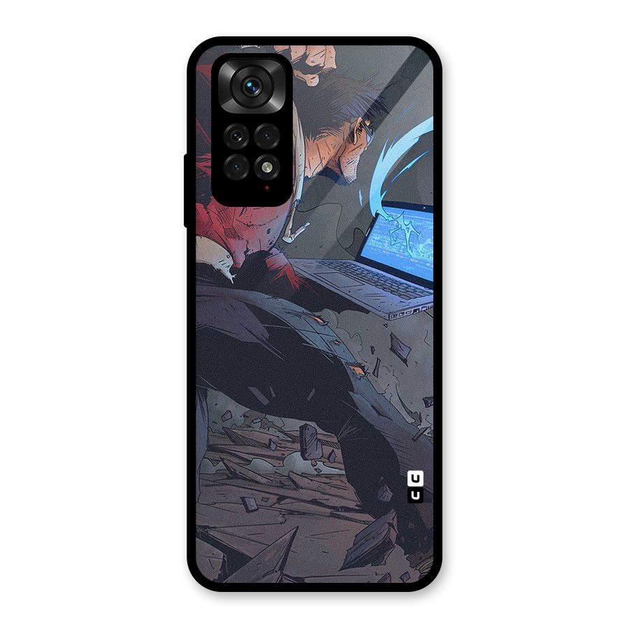 Angry Programmer Glass Back Case for Redmi Note 11S