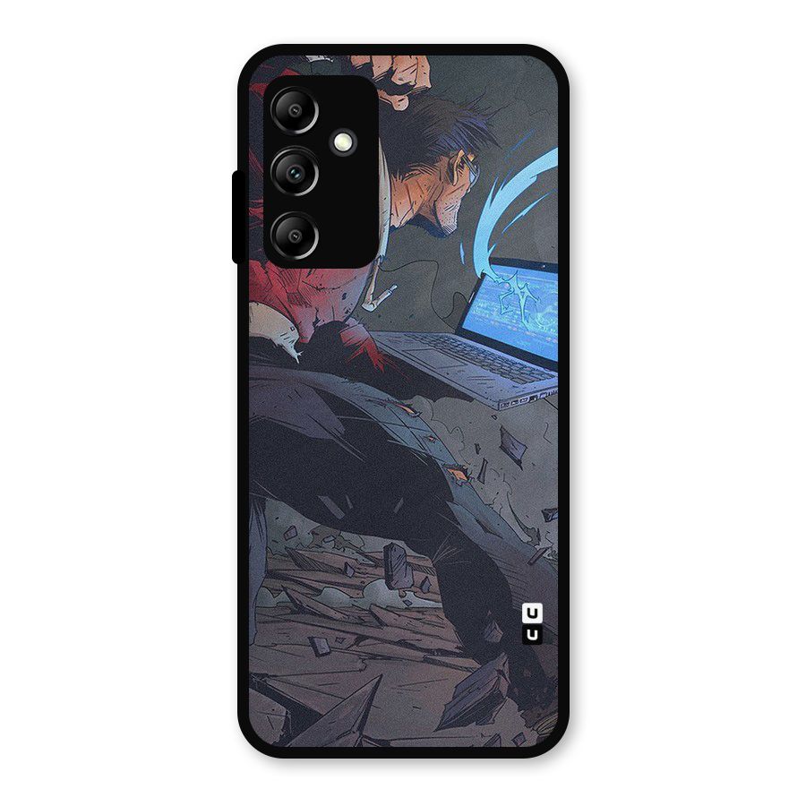 Angry Programmer Metal Back Case for Galaxy A14 5G