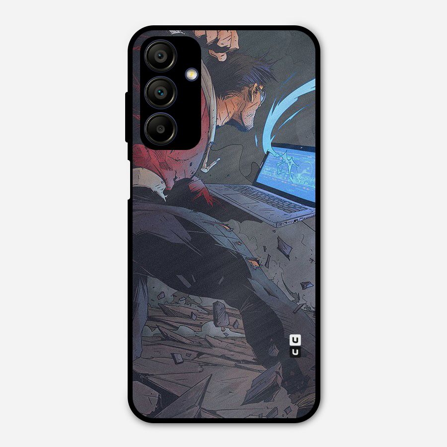 Angry Programmer Metal Back Case for Galaxy A15 5G