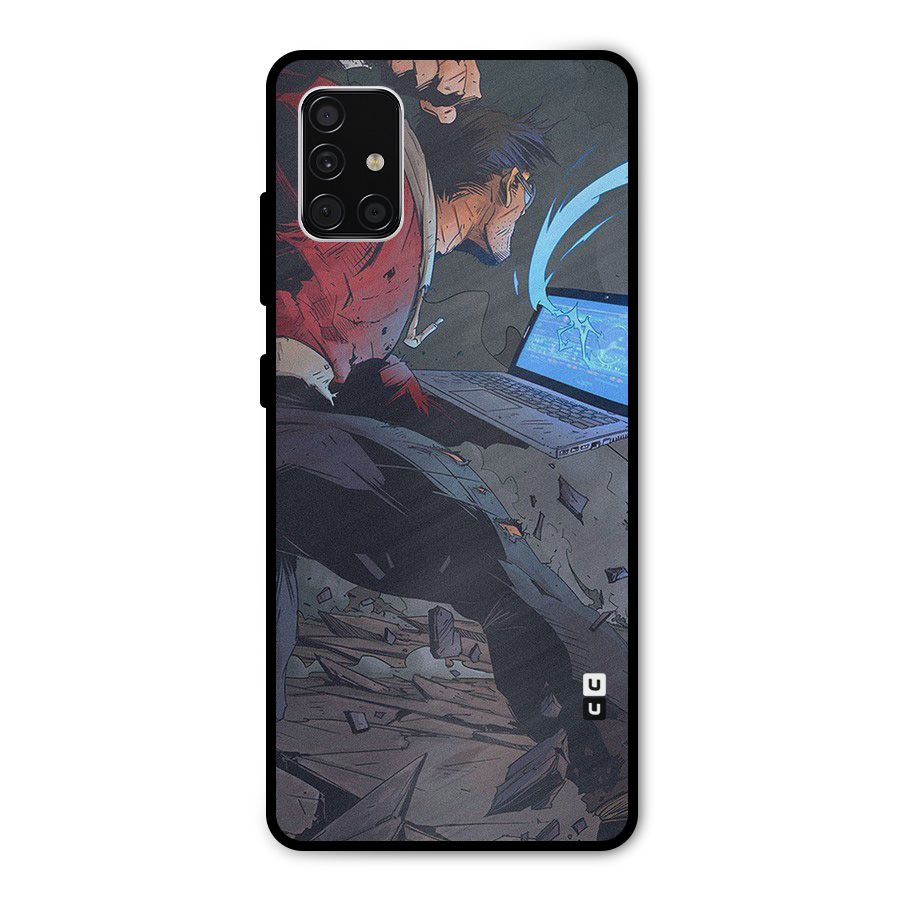 Angry Programmer Metal Back Case for Galaxy A51