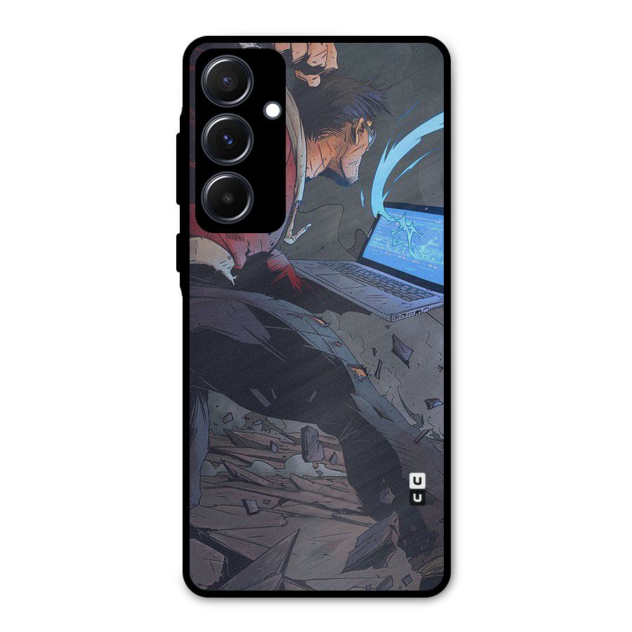 Angry Programmer Metal Back Case for Galaxy A55