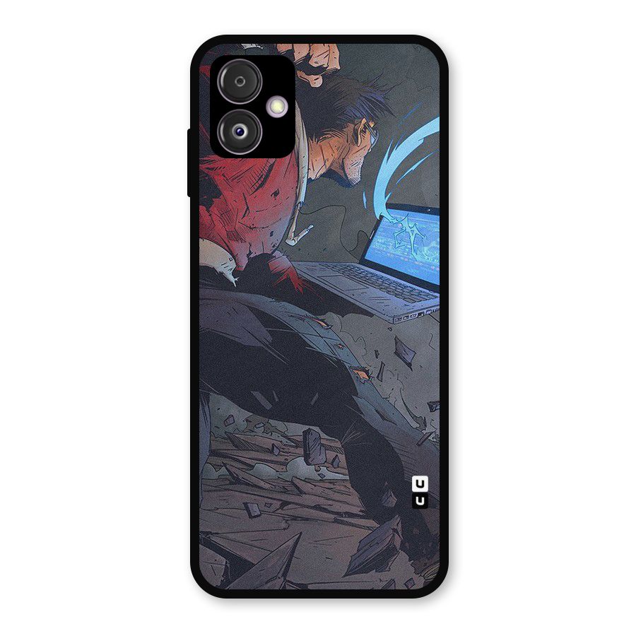 Angry Programmer Metal Back Case for Galaxy F14