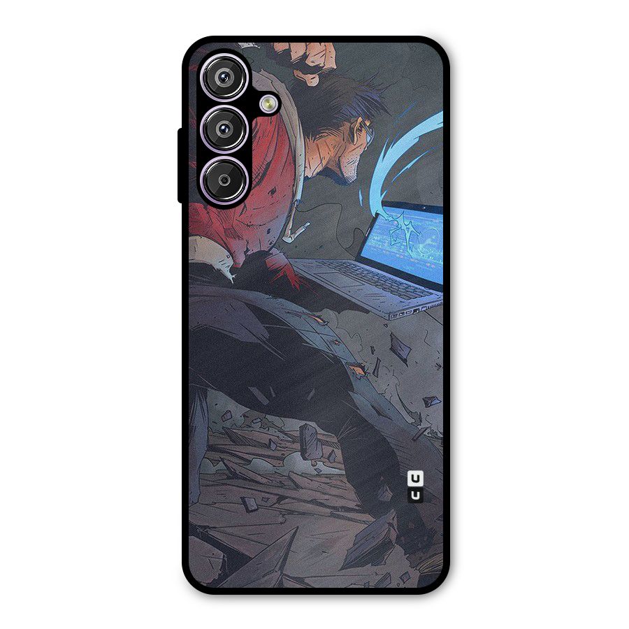 Angry Programmer Metal Back Case for Galaxy M15