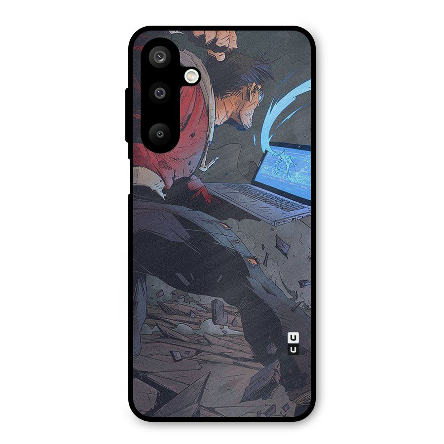 Angry Programmer Metal Back Case for Galaxy M16