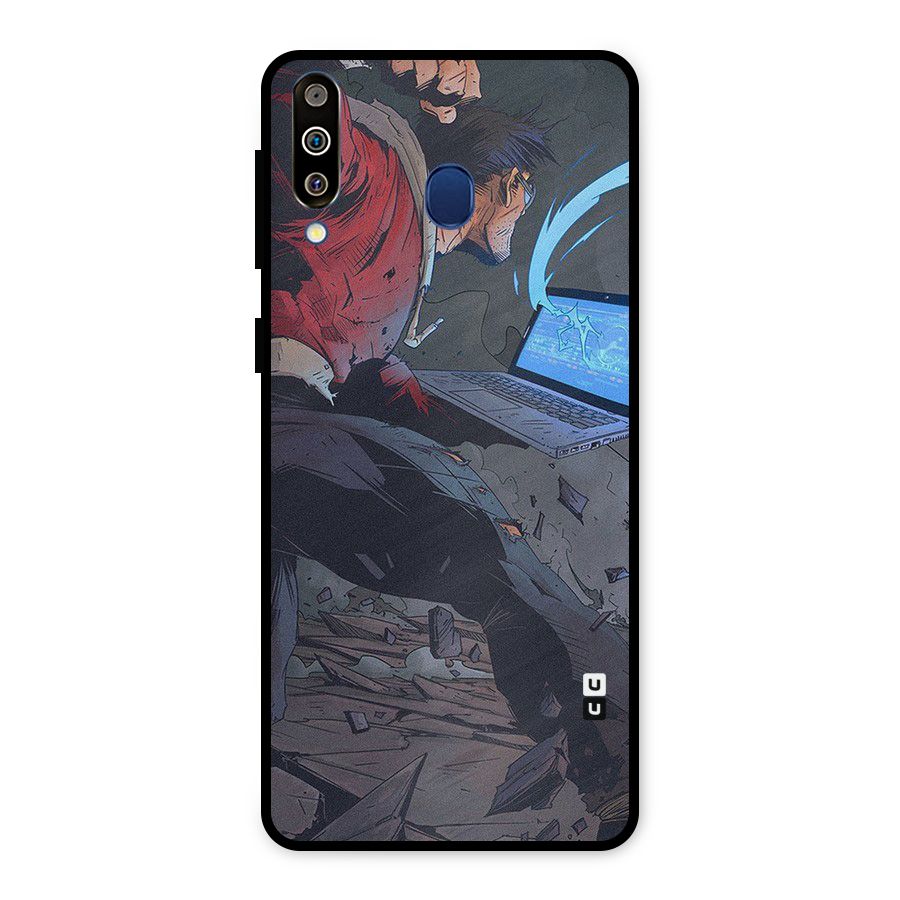 Angry Programmer Metal Back Case for Galaxy M30