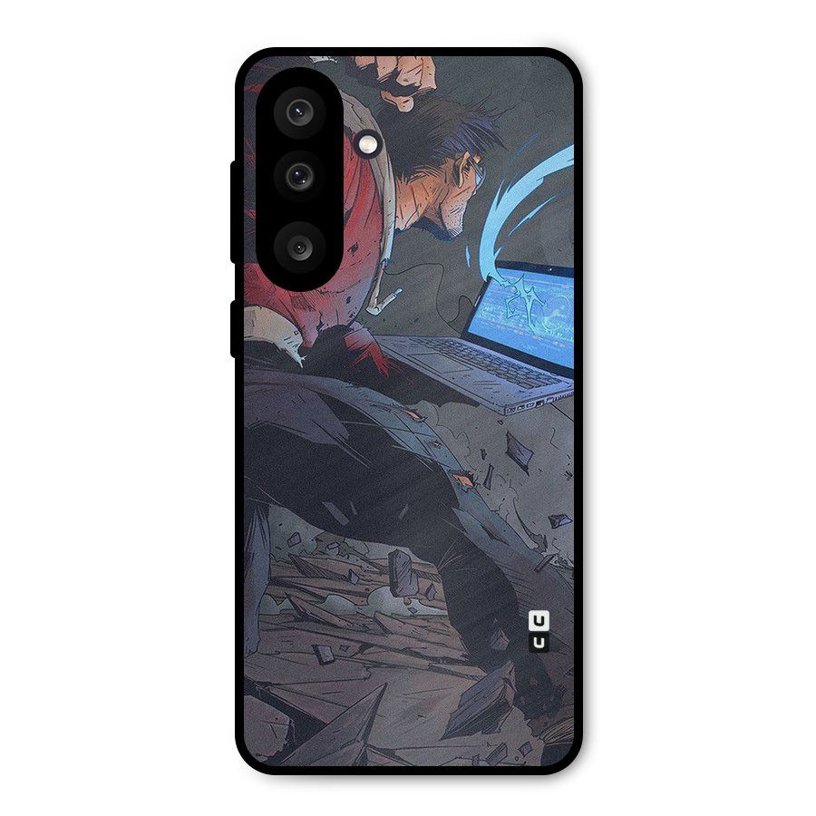 Angry Programmer Metal Back Case for Galaxy M56
