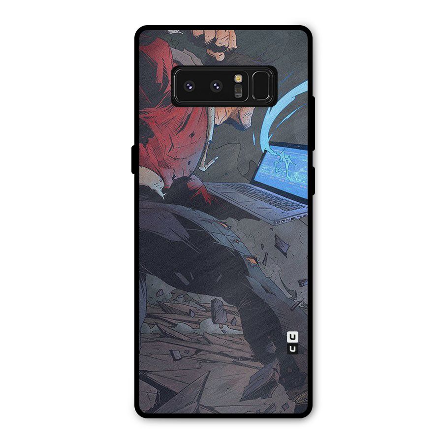 Angry Programmer Metal Back Case for Galaxy Note 8