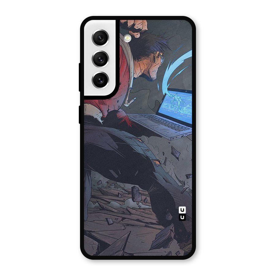 Angry Programmer Metal Back Case for Galaxy S21 FE 5G