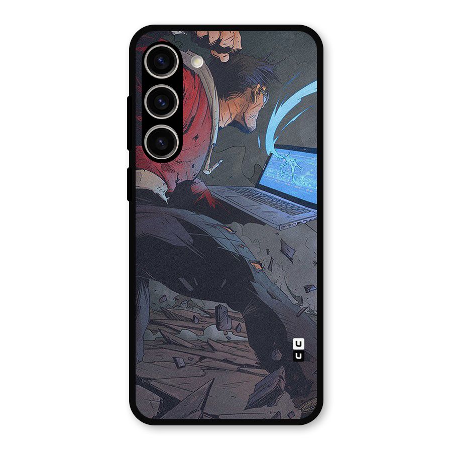 Angry Programmer Metal Back Case for Galaxy S23 Plus
