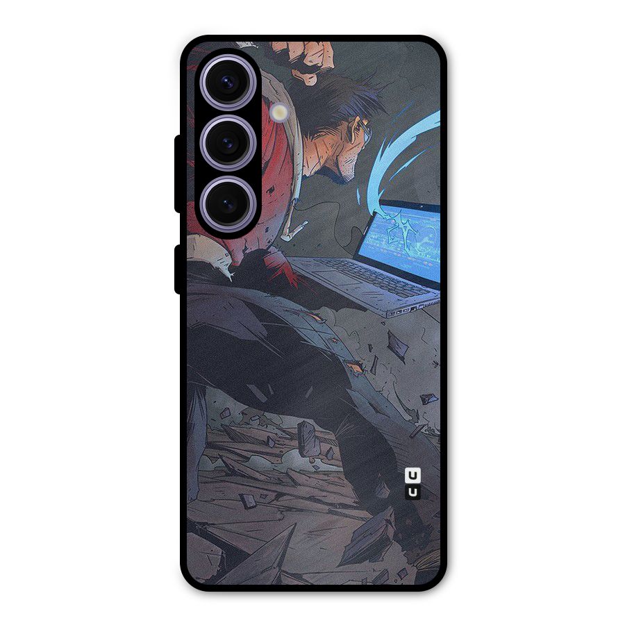 Angry Programmer Metal Back Case for Galaxy S24