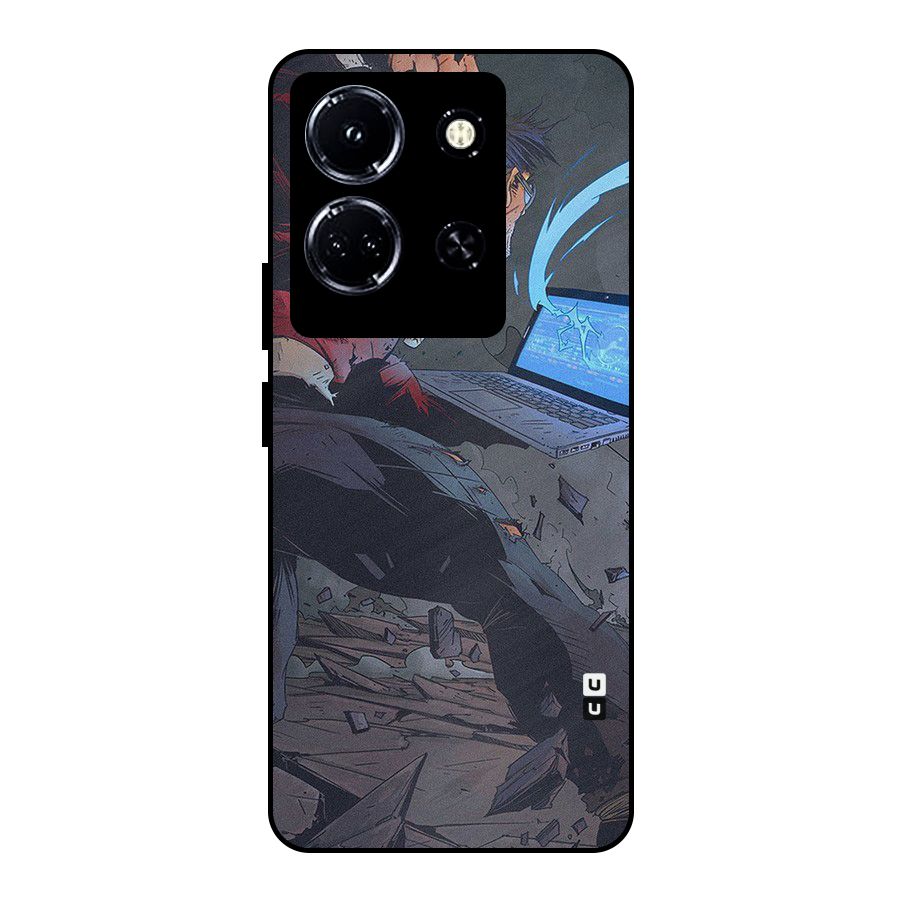Angry Programmer Metal Back Case for Infinix Note 30 5G