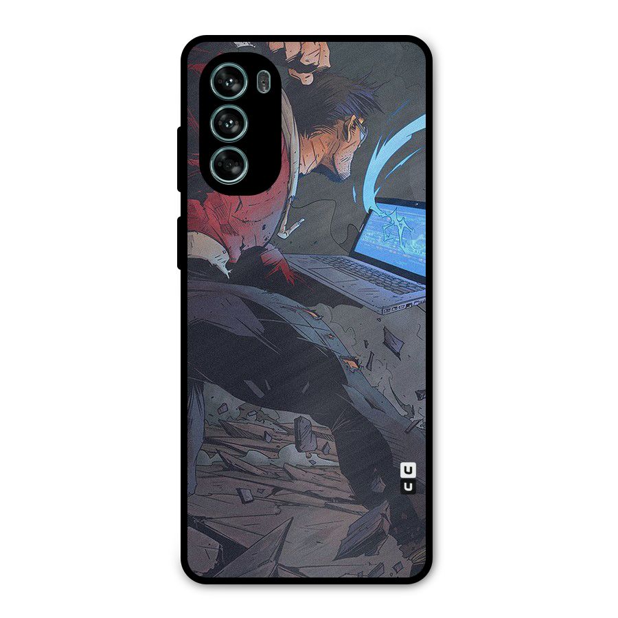 Angry Programmer Metal Back Case for Moto G62