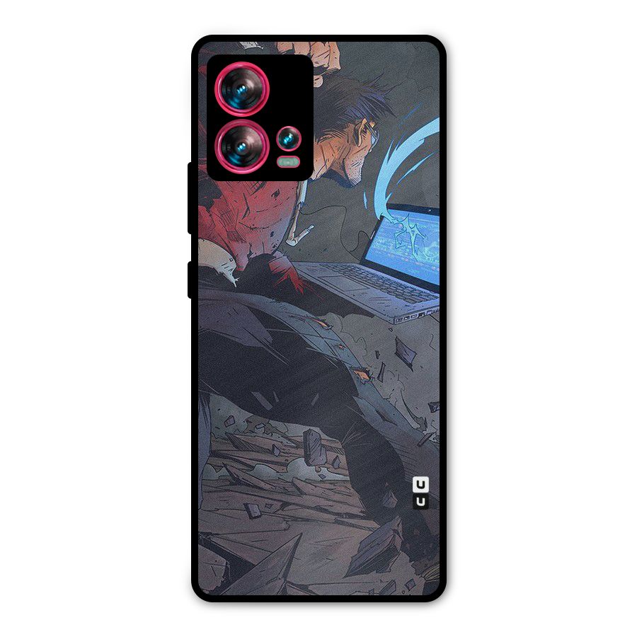 Angry Programmer Metal Back Case for Motorola Edge 30 Fusion