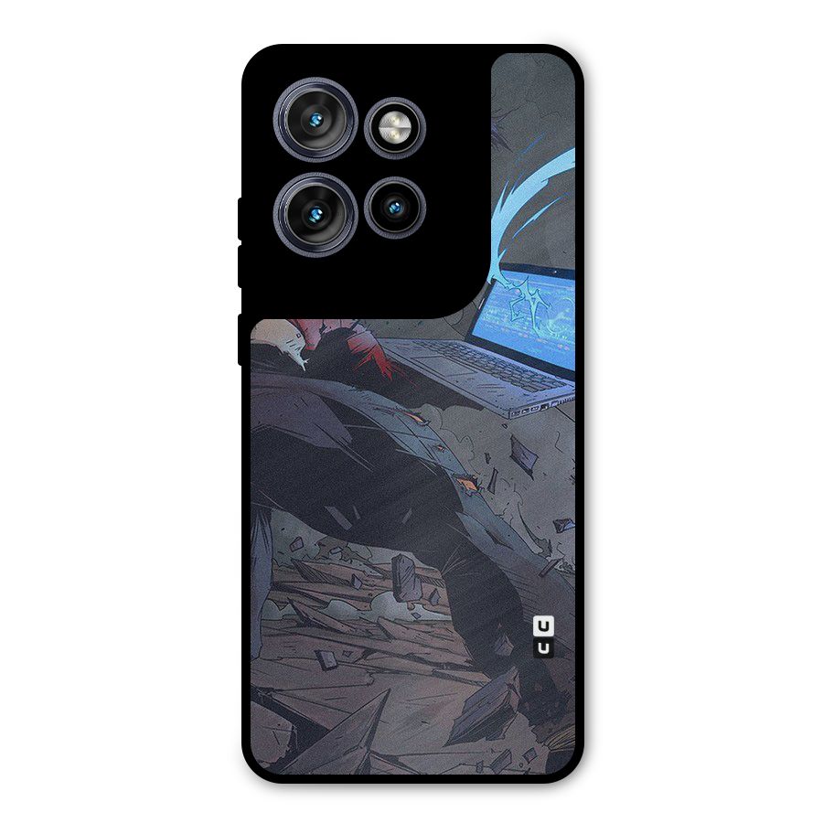 Angry Programmer Metal Back Case for Motorola Edge 50 Neo