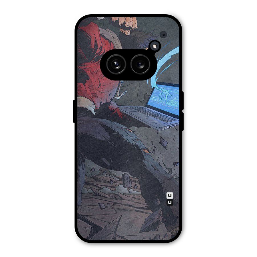 Angry Programmer Metal Back Case for Nothing Phone 2a Plus